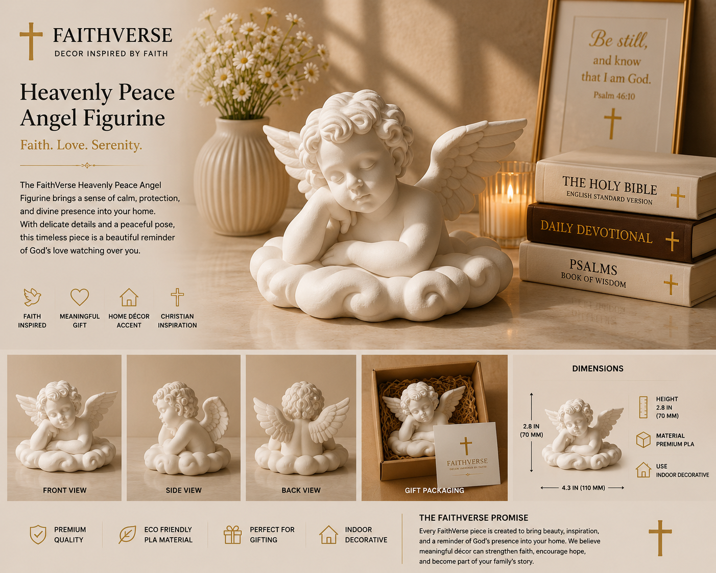 Heavenly Peace Angel Figurine